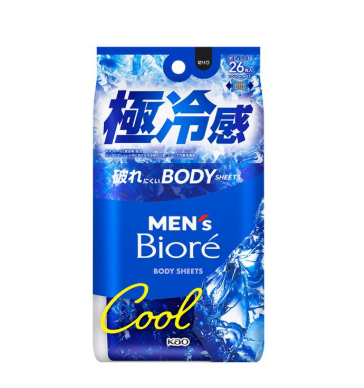 メンズビオレ　ボディシート　極冷感タイプ２６枚