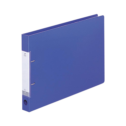 リヒトラブ　Ｇ２２２７－８　Ｄリングファイル　Ｂ４Ｅ　２穴　青