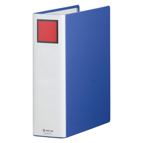 キングジム　２４７７Ａ－Ｂ　キングファイルＳＤＤＥ　Ａ４Ｓ　青