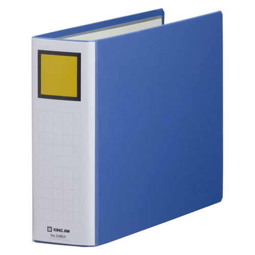 キングジム　２４８６Ａ－Ｂ　キングファイルＳＤＤＥ　Ａ４Ｅ　青