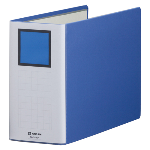 キングジム　２４８０Ａ－Ｂ　キングファイルＳＤＤＥ　Ａ４Ｅ　青