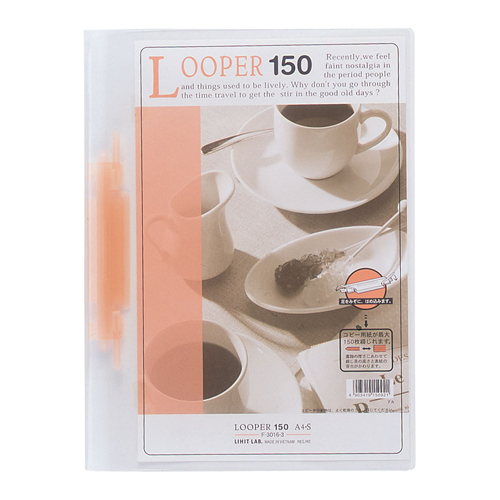 リヒトラブ　Ｆ－３０１６－３　ルーパー１５０　Ａ４Ｓ　赤