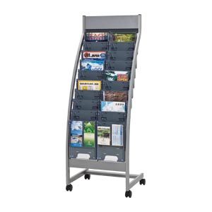 エヌケイ　ＰＳＲ－Ｃ２１０－ＧＲ　パンフレットスタンド　ＰＳＲ１０段タイプ