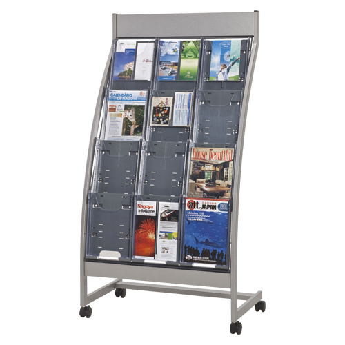 エヌケイ　ＰＳＲ－Ｃ３０４－ＧＲ　パンフレットスタンド　ＰＳＲ　４段タイプ