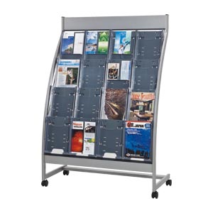 エヌケイ　ＰＳＲ－Ｃ４０４－ＧＲ　パンフレットスタンド　ＰＳＲ　４段タイプ