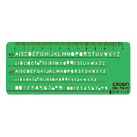 クラウン　ＣＲ－ＴＮ２０－Ｇ　エッヂ付定規　英／数字