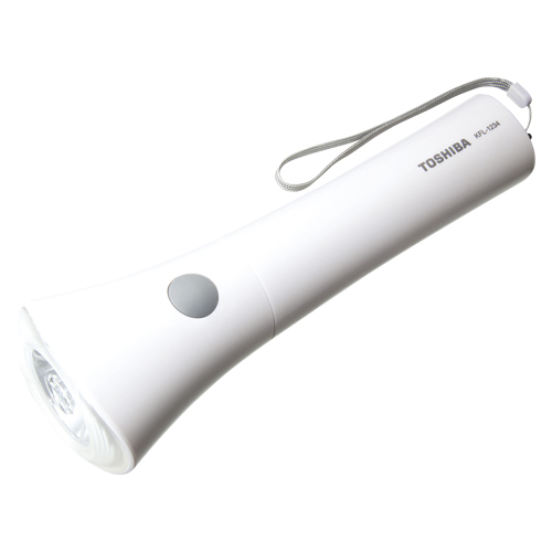東芝　ＫＦＬ－１２３４（Ｗ）　ＬＥＤ懐中電灯（乾電池別）２本用ホワイト