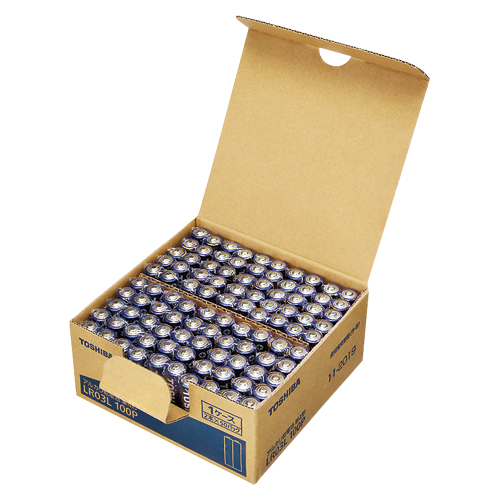 東芝　ＬＲ０３Ｌ１００Ｐ　アルカリ乾電池　単四　１００本パック