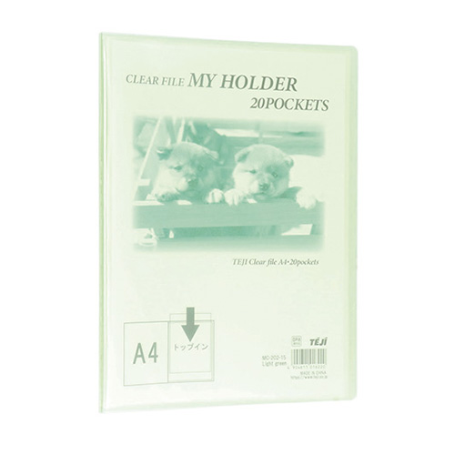 テージー　ＭＣ－２０２－１５　マイホルダー　Ａ４　２０Ｐ　グリーン