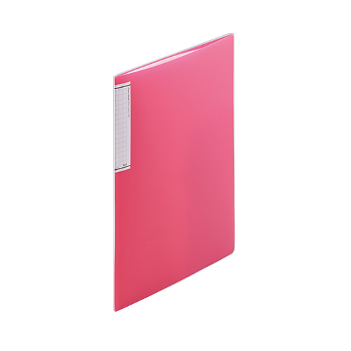 リヒトラブ　Ｎ－７１１０－３　クリヤーブック　Ａ４Ｓ　１０Ｐ　赤