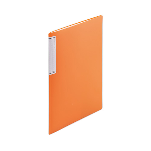 リヒトラブ　Ｎ－７１１０－４　クリヤーブック　Ａ４Ｓ　１０Ｐ　橙
