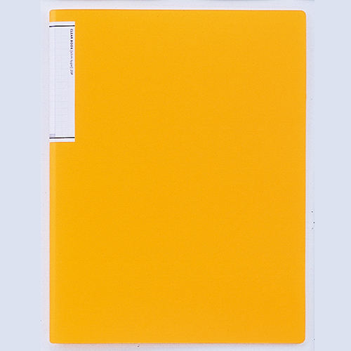リヒトラブ　Ｎ－７１１１－４　クリヤーブック　Ａ４Ｓ　２０Ｐ　橙