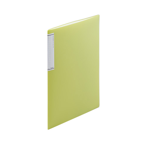 リヒトラブ　Ｎ－７１１１－６　クリヤーブック　Ａ４Ｓ　２０Ｐ　黄緑