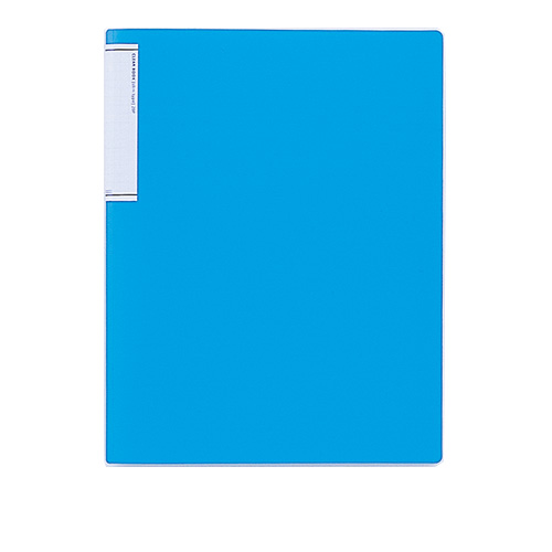 リヒトラブ　Ｎ－７１１１－８　クリヤーブック　Ａ４Ｓ　２０Ｐ　青