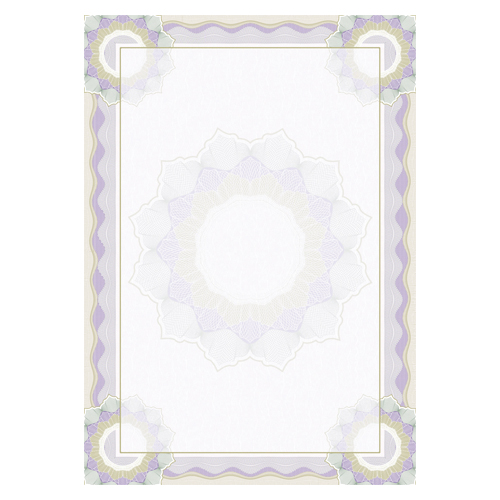 ササガワ　１０－１７０６　証書用紙　Ａ４判　彩紋