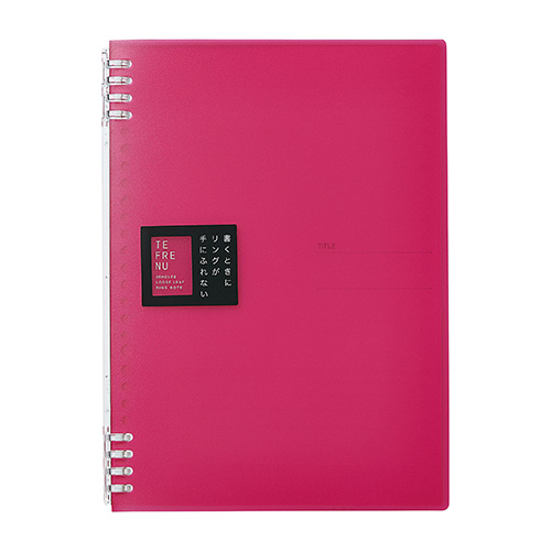 キングジム　９８５５ＴＴＥ－Ｐ　リングノート　テフレーヌ　Ｂ５　ピンク