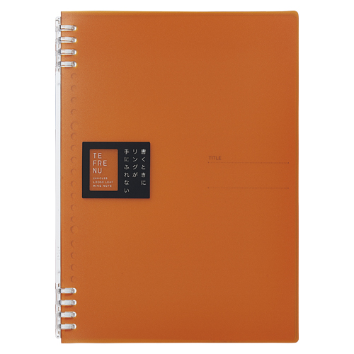 キングジム　９８５５ＴＴＥ－ＯＲ　リングノート　テフレーヌ　Ｂ５　オレ