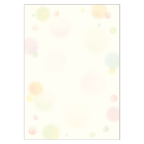 ササガワ　４－１９２７　和ごころ　Ａ４判　水玉