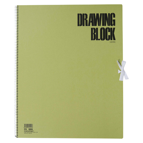 マルマン　Ｓ８６　Ｆ６スケッチブックオリーブシリーズ