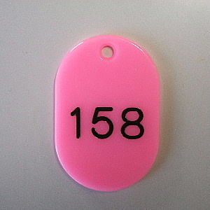 クラウン　ＣＲ－ＢＧ４４－ＰＩ　番号札　番号入〔大１５１－２００〕　桃