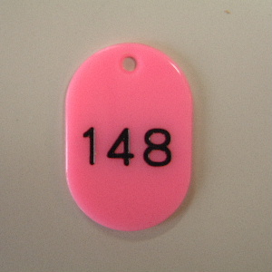 クラウン　ＣＲ－ＢＧ３２－ＰＩ　番号札　番号入〔小１０１－２００〕　桃