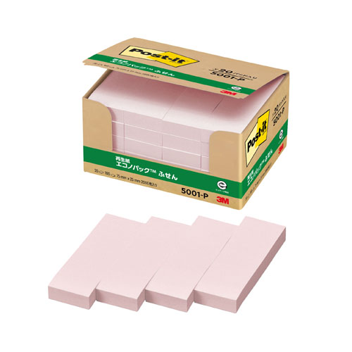 スリーエム　５００１－Ｐ　再生紙エコノパック　ピンク