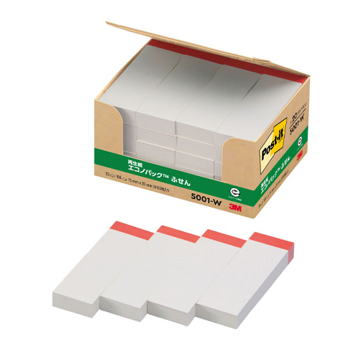 スリーエム　５００１－Ｗ　再生紙エコノパック　ホワイト