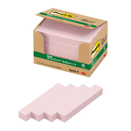 スリーエム　５６０１－Ｐ　ポストイット再生紙ふせん　エコノパック