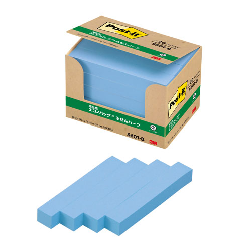 スリーエム　５６０１－Ｂ　ポストイット再生紙ふせん　エコノパック