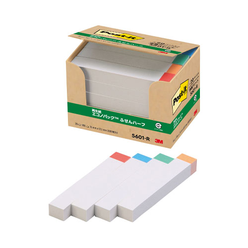 スリーエム　５６０１－Ｒ　ポストイット再生紙ふせん　エコノパック