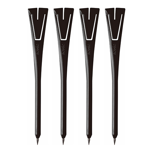 ソニック　ＤＡ－４８８－Ｄ　クリップ付ペンシル　黒　　５０本入