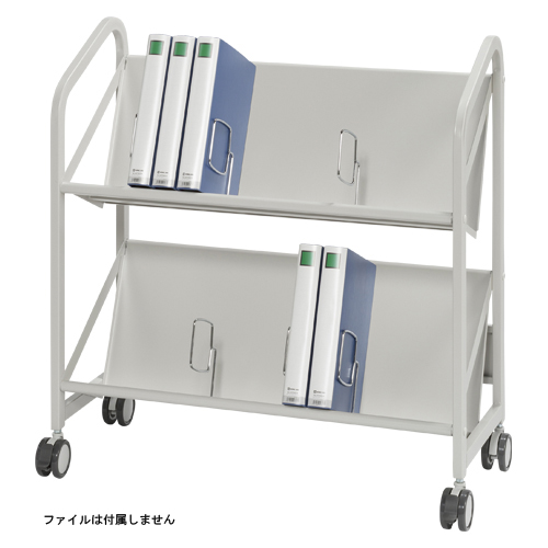 クラウン　ＣＲ－ＦＳＷ２８０－Ｗ　ファイルサポートワゴン（２段タイプ）