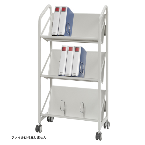 クラウン　ＣＲ－ＦＳＷ３６０－Ｗ　ファイルサポートワゴン（３段タイプ）