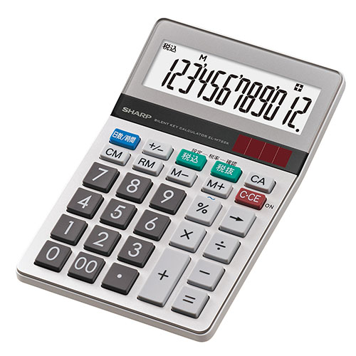 シャープ　ＥＬＭ７２２ＫＸ　実務電卓（ミニナイスサイズ）