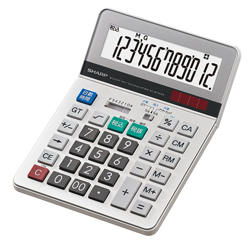 シャープ　ＥＬＳ７６２ＫＸ　実務電卓（セミデスクトップ）