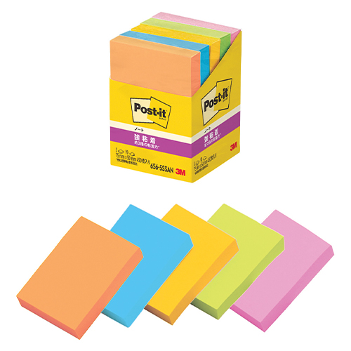 スリーエム　６５６－５ＳＳＡＮ　ポストイット強粘着ノート　５個パック
