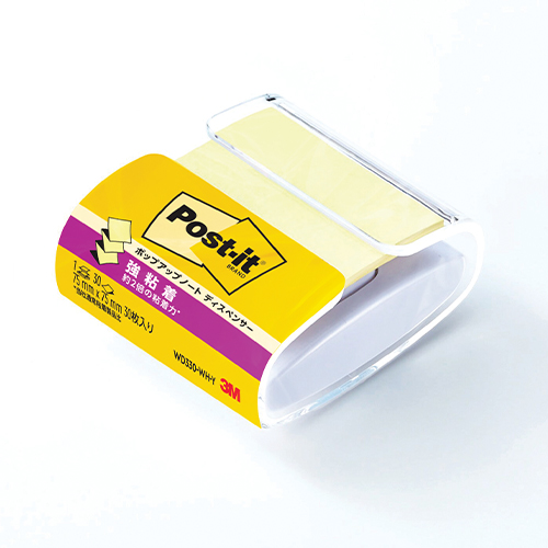 スリーエム　ＷＤ３３０－ＷＨ－Ｙ　強粘着ポップアップノート　ディスペンサー