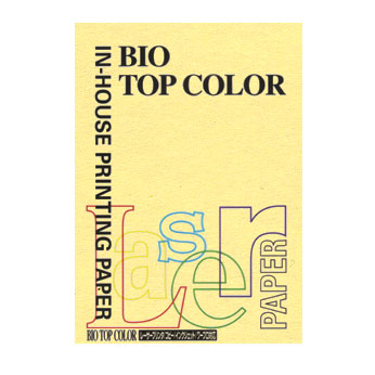 伊東屋　ＢＴ１０３　イエロー　バイオトップカラーＡ４（１００枚入）