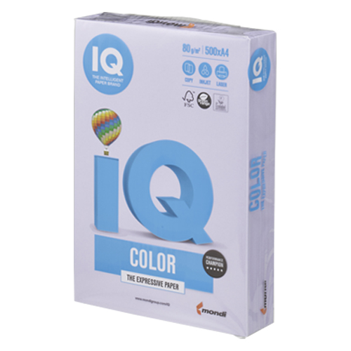 伊東屋　ＢＴ５１０　ラベンダー　バイオトップカラーＡ４　８０ｇ　５００枚