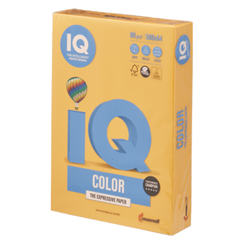 伊東屋　ＢＴ５２３　オールドゴールド　バイオトップカラーＡ４　８０ｇ　５００枚