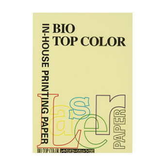 伊東屋　ＢＴ１２７　レモン　バイオトップカラーＡ４　８０ｇ　１００枚