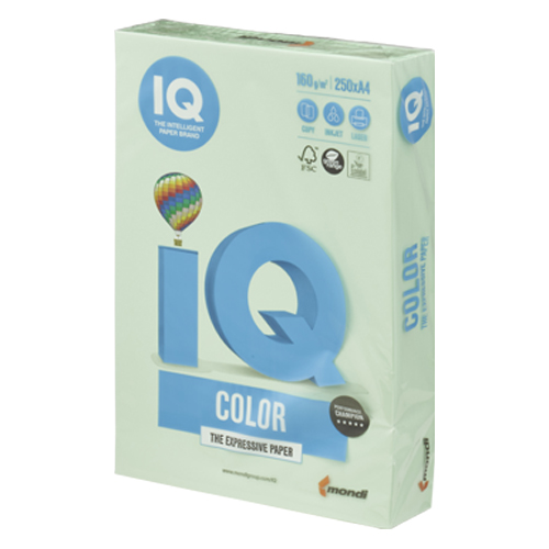 伊東屋　ＢＴ８０６　ミディアムグリーン　バイオトップカラーＡ４　１６０ｇ２５０枚