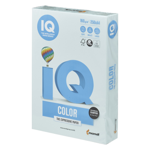 伊東屋　ＢＴ８０７　ブルー　バイオトップカラーＡ４　１６０ｇ２５０枚