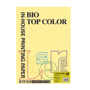 伊東屋　ＢＴ２０３　イエロー　バイオトップカラーＡ３　８０ｇ　１００枚