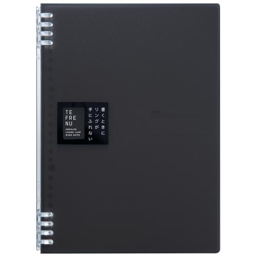 キングジム　９８５５ＴＴＥ－ＢＫ　リングノート　テフレーヌ　Ｂ５　黒