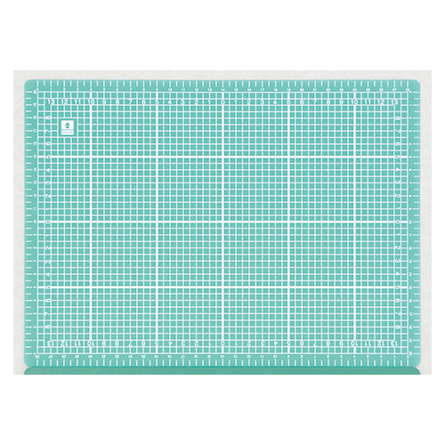 ミワックス　ＳＴＮ－Ａ４－ＢＵ　スケルトンカッティングマット