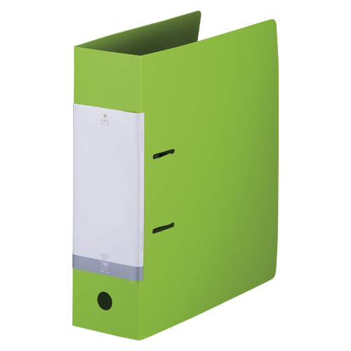 リヒトラブ　Ｇ２２９０－６　Ｄリングファイル　Ａ４Ｓ　黄緑