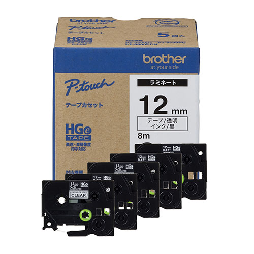 ブラザー　ＨＧＥ－１３１Ｖ　ハイグレードテープＨＧｅ－１３１Ｖ　５個