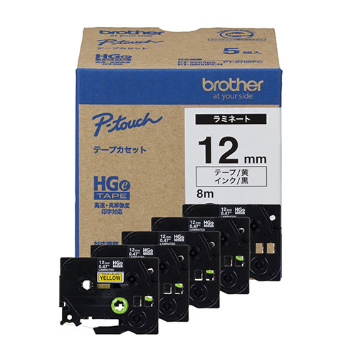 ブラザー　ＨＧＥ－６３１Ｖ　ハイグレードテープＨＧｅ－６３１Ｖ　５個