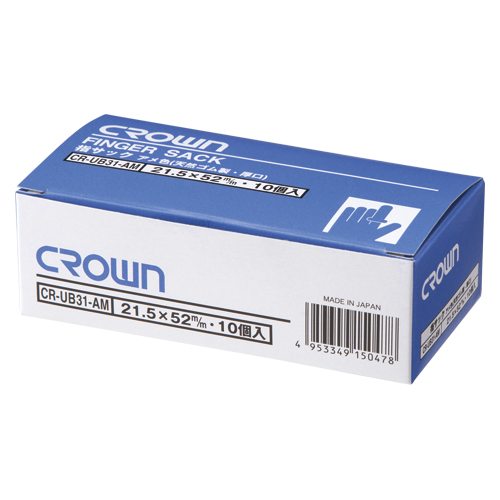 クラウン　ＣＲ－ＵＢ３１－ＡＭ　指サック厚口　大　（１０個入）